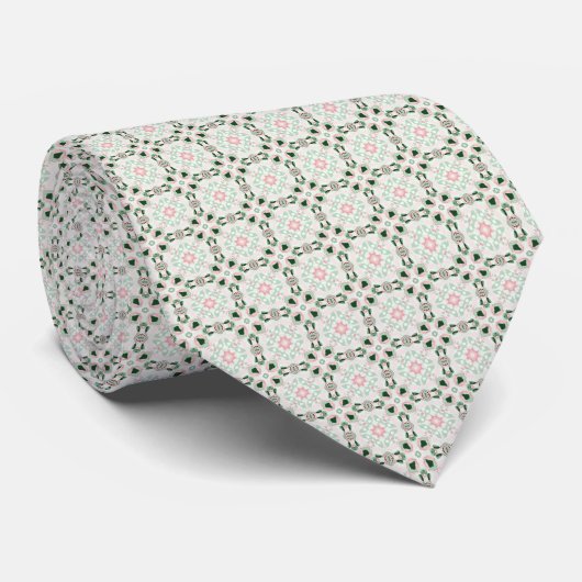 kerstpatroon stropdas (Opgerold)