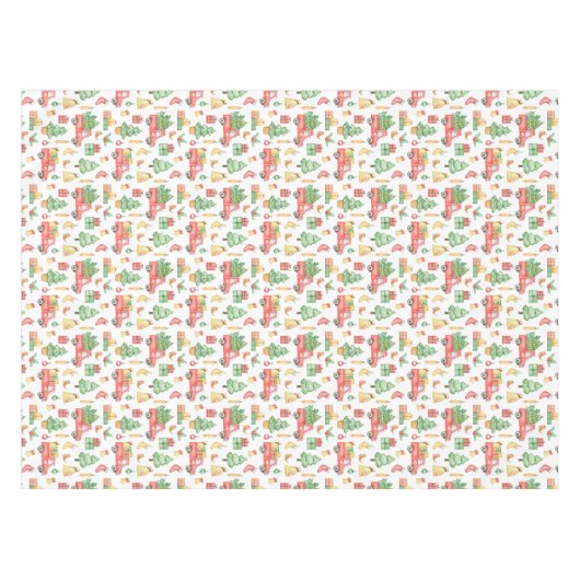  kerstpatroon tafelkleed (Voorkant (Horizontaal))