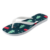 kerstpatroon teenslippers (Schuin)