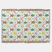 kerstpatroon Tennis Deken (Voorkant)