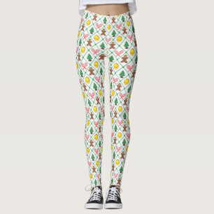 kerstpatroon Tennis Leggings