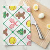 kerstpatroon Tennis Theedoek (Quarter Fold)