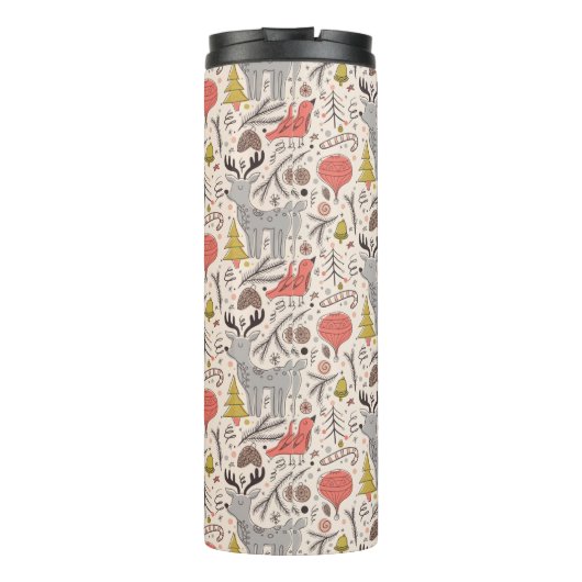 kerstpatroon thermosbeker (Achterkant)