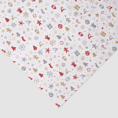 kerstpatroon tissuepapier (Detail)