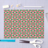 kerstpatroon tissuepapier (Craft)