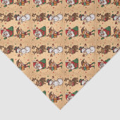  kerstpatroon tissuepapier (Detail)