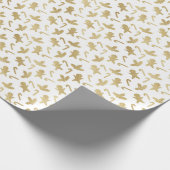 kerstpatroon van ontbijtkoek en nog veel meer cadeaupapier (Hoek)