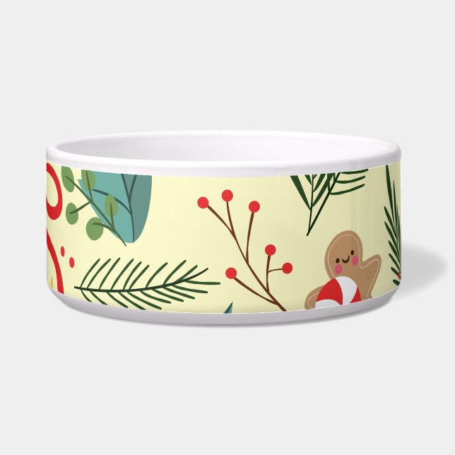 kerstpatroon voerbakje (Voorkant)