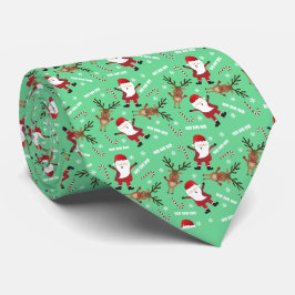 kerstpatroon voor de kerstman met de kerstman stropdas