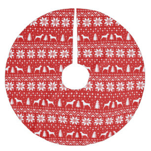 Kerstpatroon voor Duitse Kortharige Pointers Kerstboom Rok