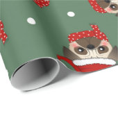 kerstpatroon voor kerstmis cadeaupapier (Rol Hoek)