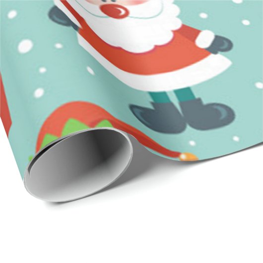 Kerstpatroon voor kerstmis en kerstmis voor kerstm cadeaupapier (Rol Hoek)