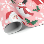 Kerstpatroon voor kerstmis met kerstmis cadeaupapier (Rol Hoek)