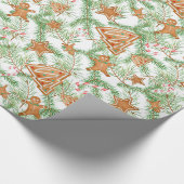 kerstpatroon voor ontbijtkoek cadeaupapier (Hoek)