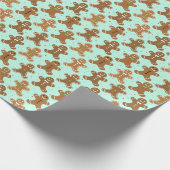 Kerstpatroon voor ontbijtkoek cadeaupapier (Hoek)