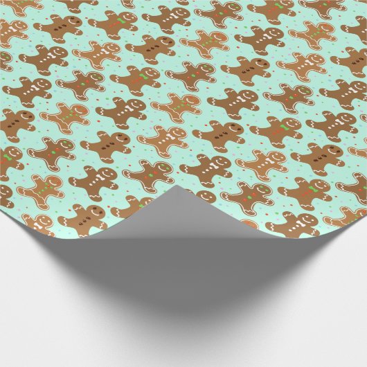 Kerstpatroon voor ontbijtkoek cadeaupapier (Hoek)