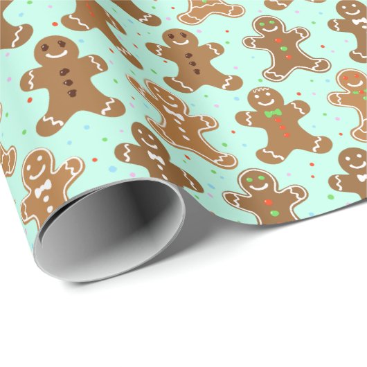 Kerstpatroon voor ontbijtkoek cadeaupapier (Rol Hoek)