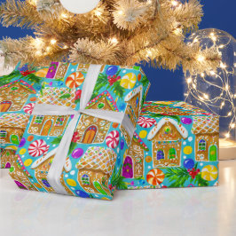 kerstpatroon voor ontbijtkoek cadeaupapier