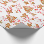 kerstpatroon voor ontbijtkoek cadeaupapier (Hoek)