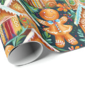 kerstpatroon voor ontbijtkoek cadeaupapier (Rol Hoek)