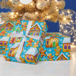 kerstpatroon voor ontbijtkoek cadeaupapier