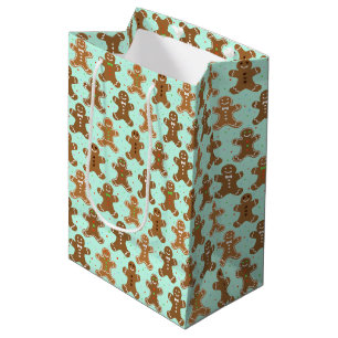 Kerstpatroon voor ontbijtkoek medium cadeauzakje