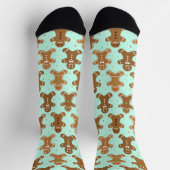 Kerstpatroon voor ontbijtkoek sokken (Top)