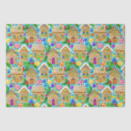 kerstpatroon voor ontbijtkoek tissuepapier