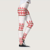 Kerstpatroon Xmas Leggings, Kerstoutfit Leggings (Rechts)