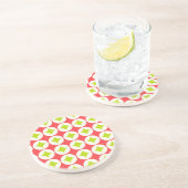 kerstpatroon zandsteen onderzetter (Zijkant)