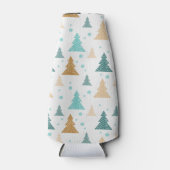 Kerstpatroonboom Flesjeskoeler (Voorkant)