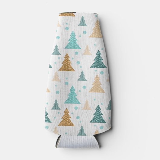 Kerstpatroonboom Flesjeskoeler (Voorkant)