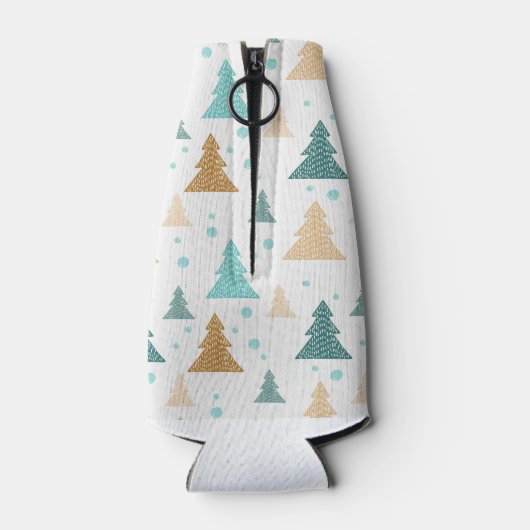 Kerstpatroonboom Flesjeskoeler (Achterkant)