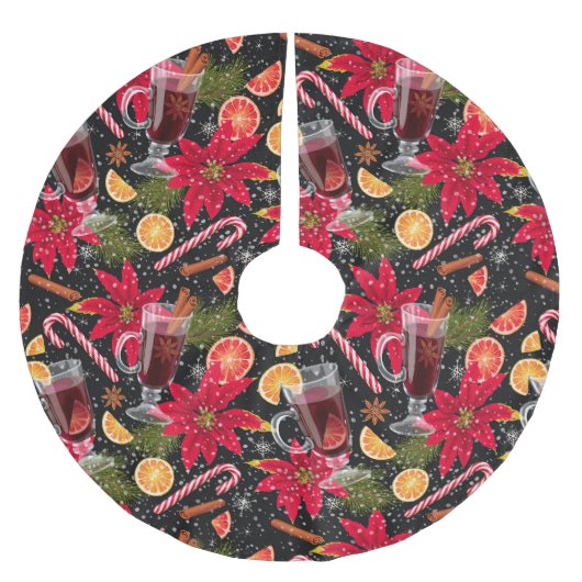  kerstpatroonborstel S Kerstboom Rok (Voorkant)