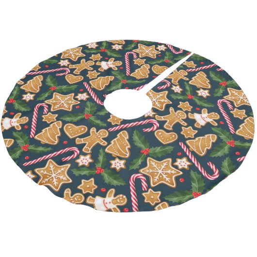  kerstpatroonborstel S Kerstboom Rok (Gekanteld)