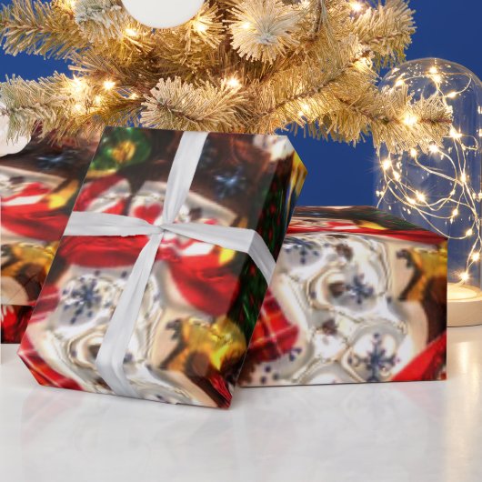 kerstpatroonglanzend verpakkingspapier cadeaupapier (Feestdagen)