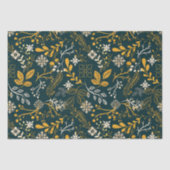 Kerstpatroongoud en wit tissuepapier (Voorkant)