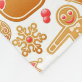 kerstpatroonkerstboom Rudolph Snowman Fleece Deken (Hoek)