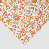 kerstpatroonkerstboom Rudolph Snowman Tissuepapier (Detail)