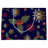 kerstpatroonmarinesleutel met grote cadeau groot cadeauzakje (Voorkant)