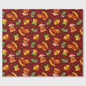  kerstpatroonpapier cadeaupapier (Vlak)