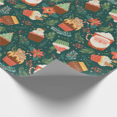 kerstpatroonpapier cadeaupapier (Hoek)