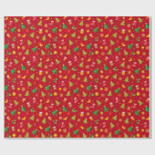 kerstpatroonpapier cadeaupapier (Vlak)