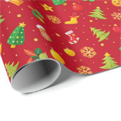 kerstpatroonpapier cadeaupapier (Rol Hoek)