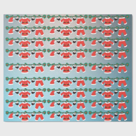 kerstpatroonpapier cadeaupapier (Vlak)