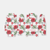 kerstpatroonpatroon bedankdoosjes (Uitgevouwen)