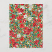 kerstpatroonpatroon briefkaart (Voorkant)