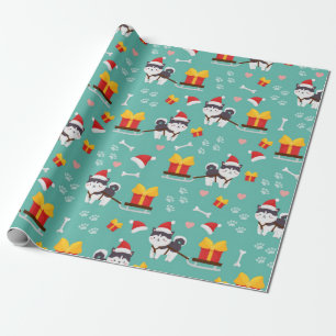 kerstpatroonpatroon cadeaupapier