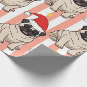 kerstpatroonpatroon cadeaupapier (Hoek)