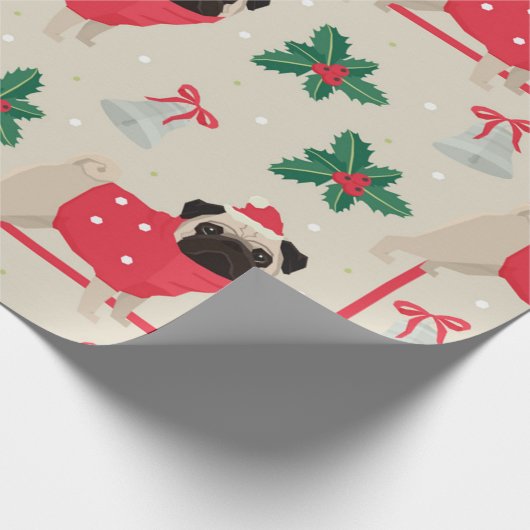 kerstpatroonpatroon cadeaupapier (Hoek)